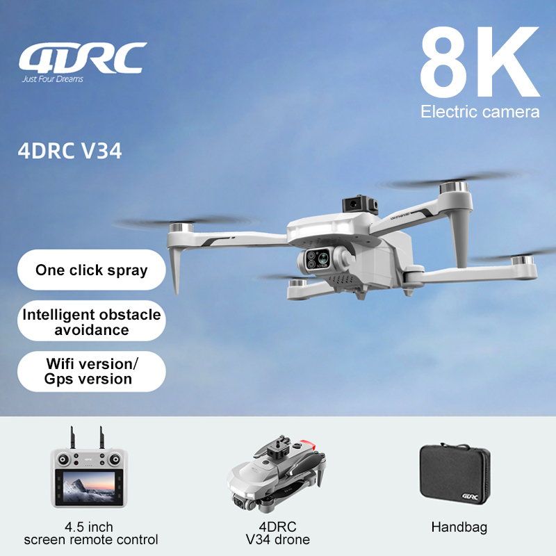 2025 New V34 Drone 8K Camera P - Drone Gimbal Brushless incelemesi ve fiyatı
