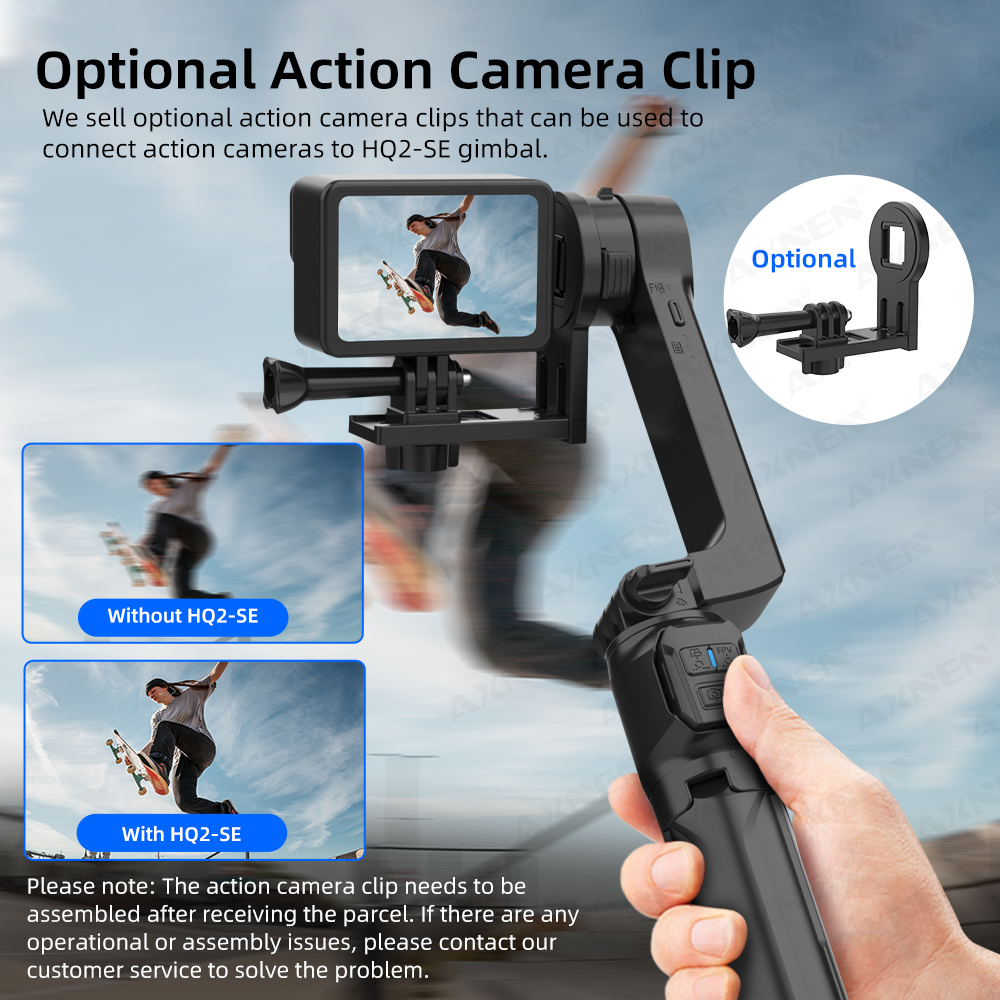 AXNEN HQ2-SE Smartphone Gimbal - Drone Gimbal For Gopro incelemesi ve fiyatı