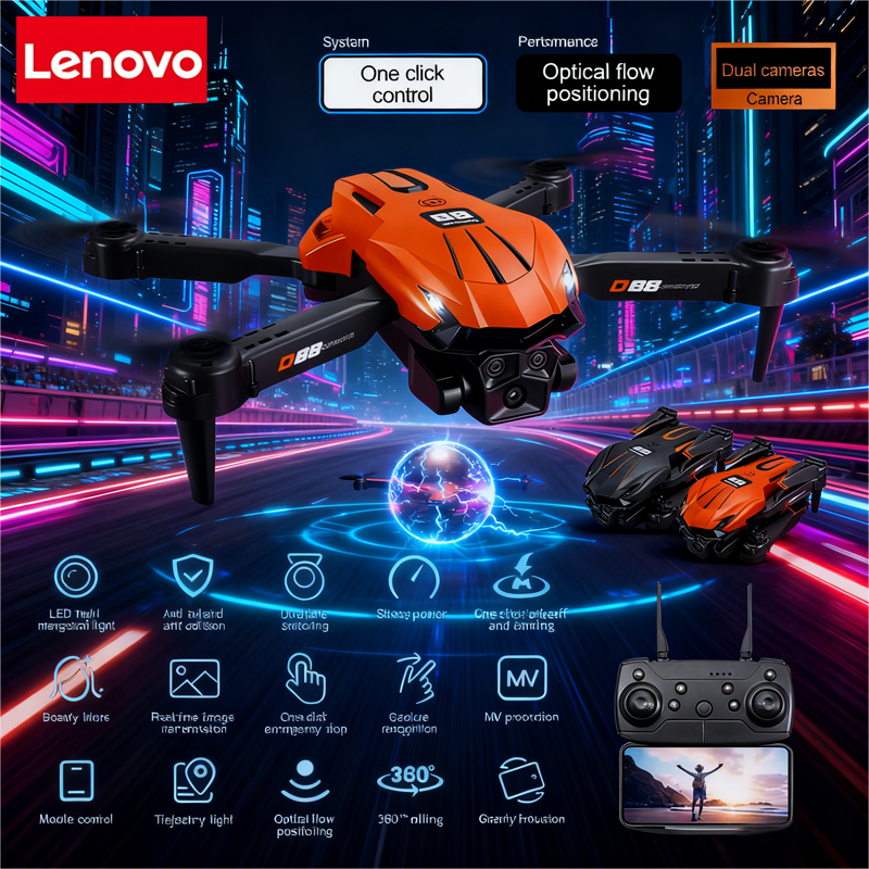 Lenovo D88 Drone 8K Aerial HD  - Drone Gimbal Mount incelemesi ve fiyatı