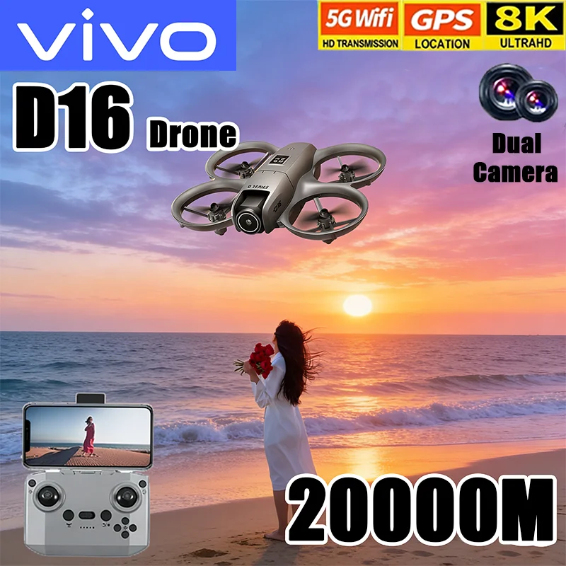 VIVO D16 Mini Drone 8K Camera  - Drone Gimbal Mount incelemesi ve fiyatı