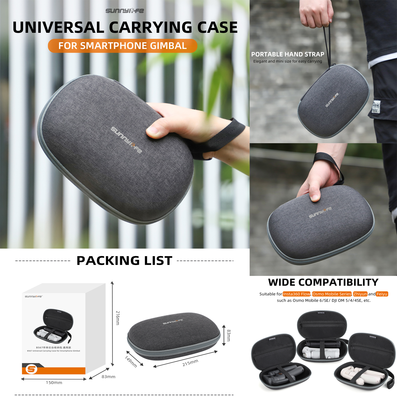Sunnylife Hard Case Protective - Drone Gimbal For Insta360 incelemesi ve fiyatı