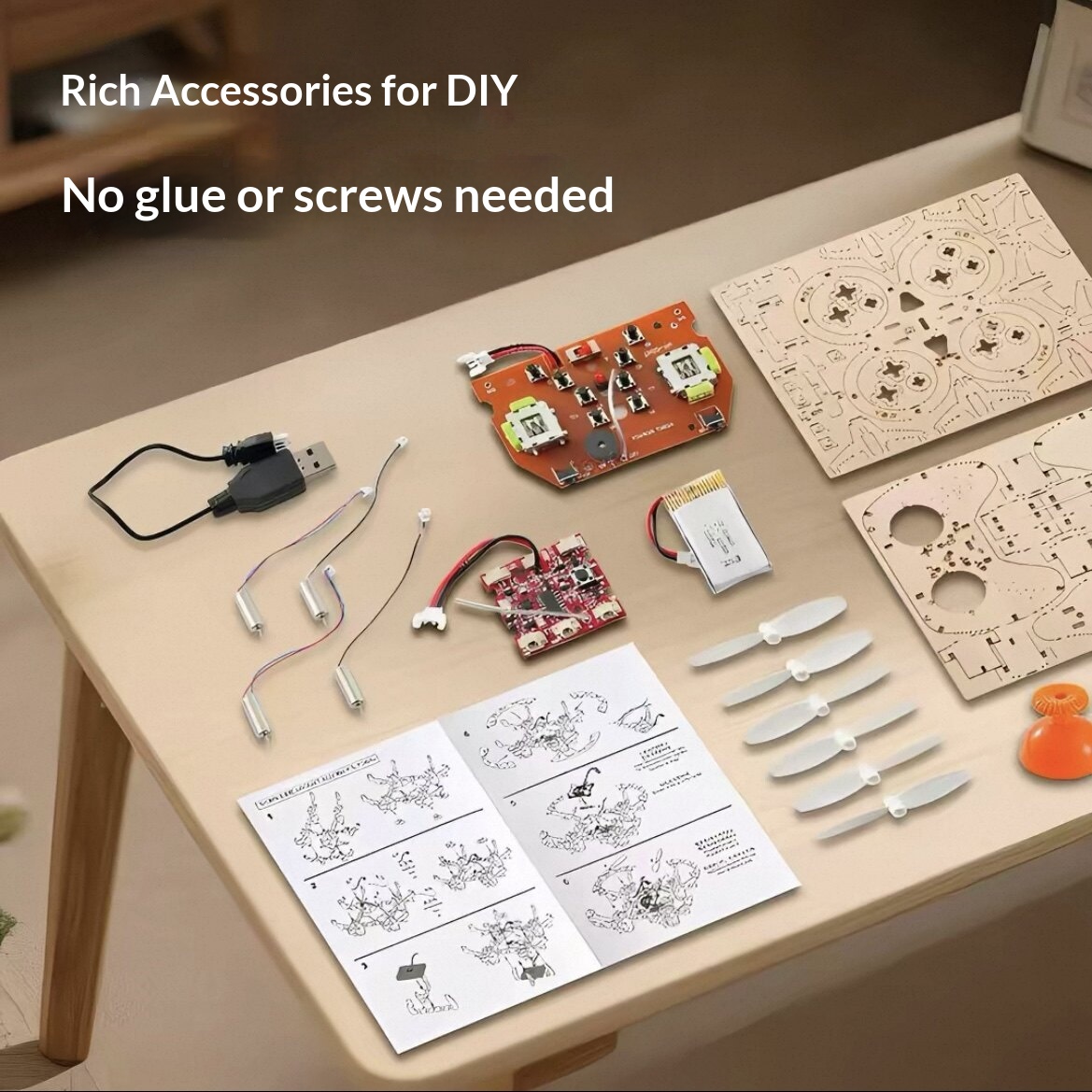 2026 New Wooden DIY Assembled  - Drone Gimbal Controller incelemesi ve fiyatı