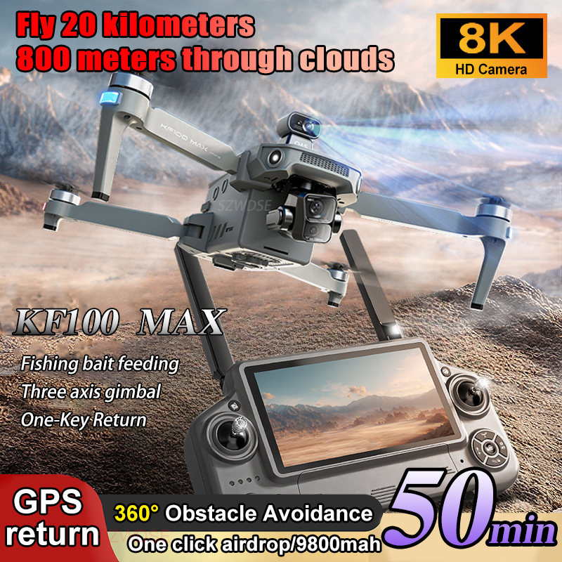 SJRC KF100 MAX 8K UHD Photo HD - Drone Gimbal Case incelemesi ve fiyatı